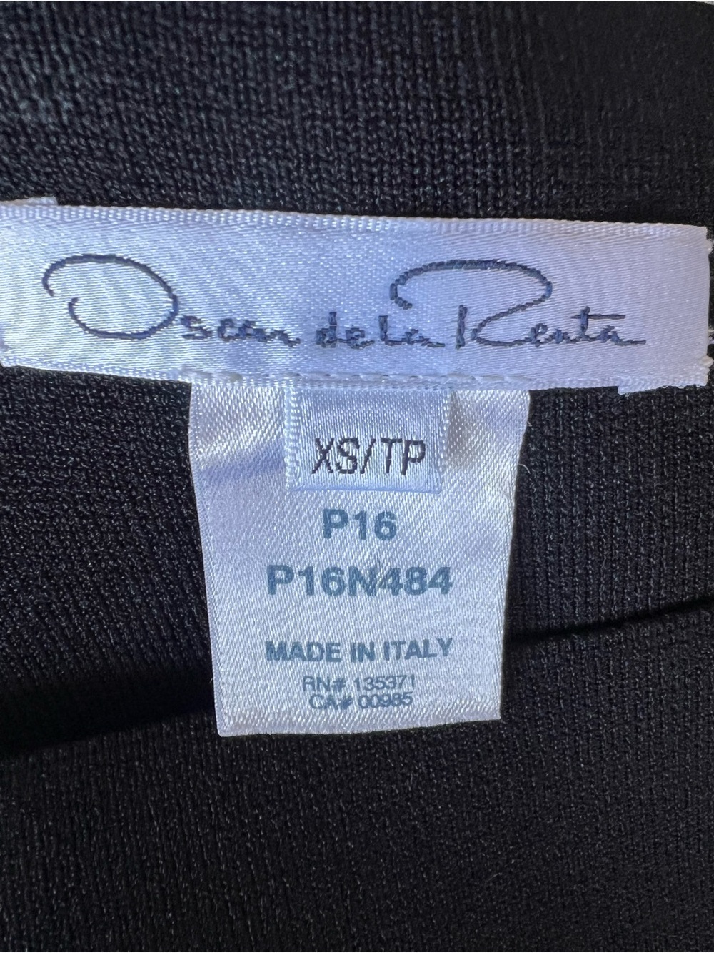 Oscar de la Renta Black Silk Blend High Waist Bubble Skirt XS Made Italy - Picture 2 of 14